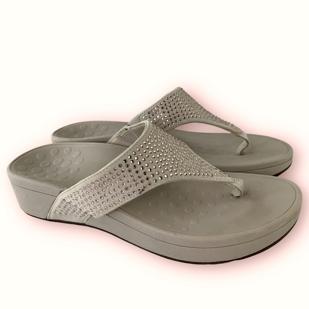Vionic Naples Women's Arch Support Platform Sandals Shoes Size 9.